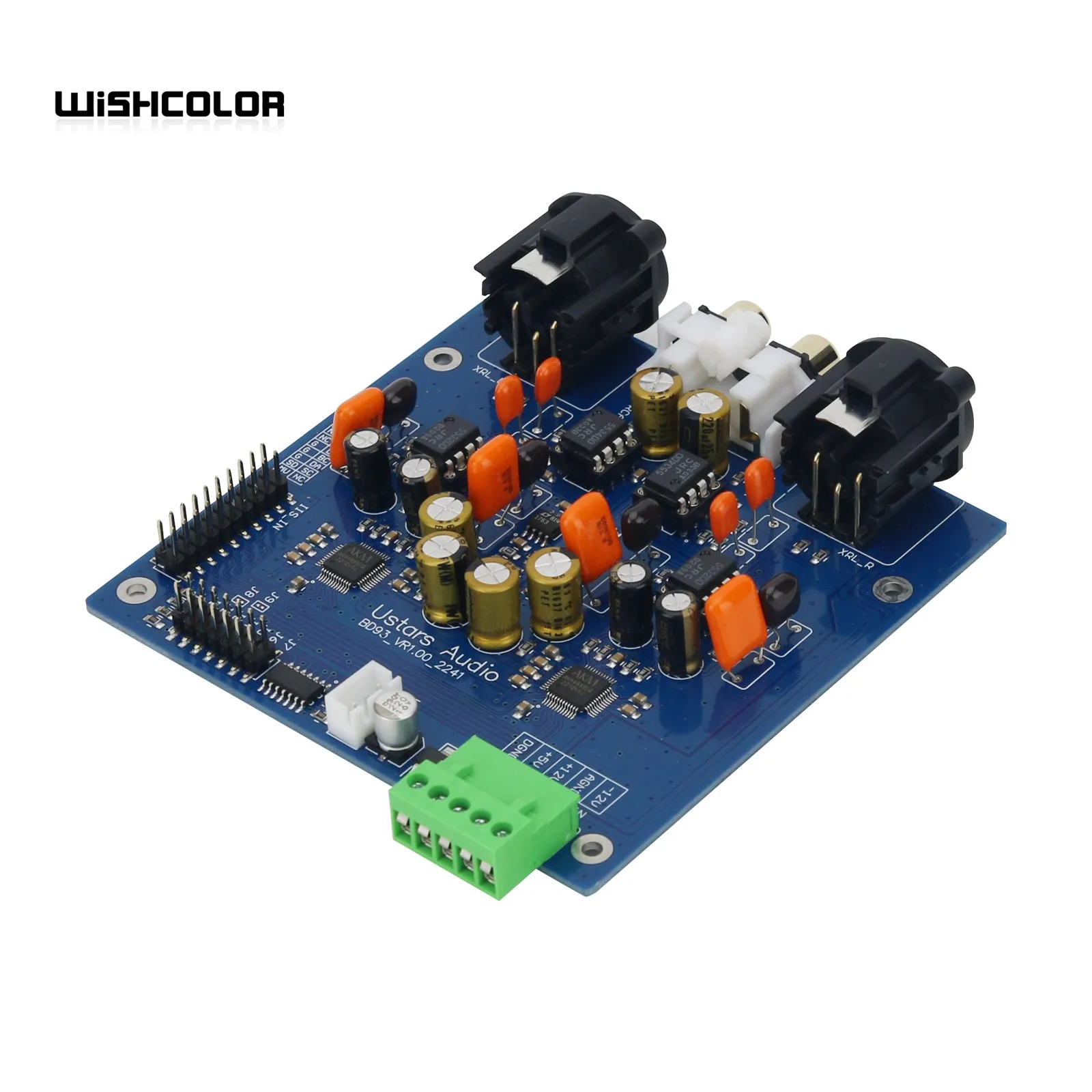 Wishcolor-Kit decodificador de áudio, placa padrão BD93, AK4493 duplo, SEQ DAC, HiFi, 32Bit, PCM384kHz, decodificação dura DSD