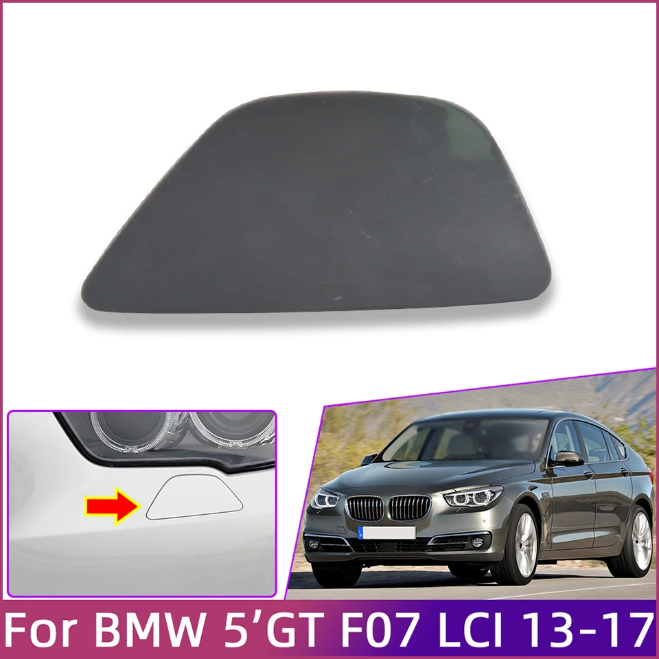 

Headlight Washer Nozzle Cover Shell Garnish Cap For BMW 5 GT F07 Lci Ordinary Bumper 2013-2017 Painted 51117248063 51117248064