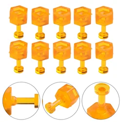 10x S M L Three Size Glue Tabs Dent Removal Tools Orange Tabs Auto Paintless Dent Repair Maintenance Tools