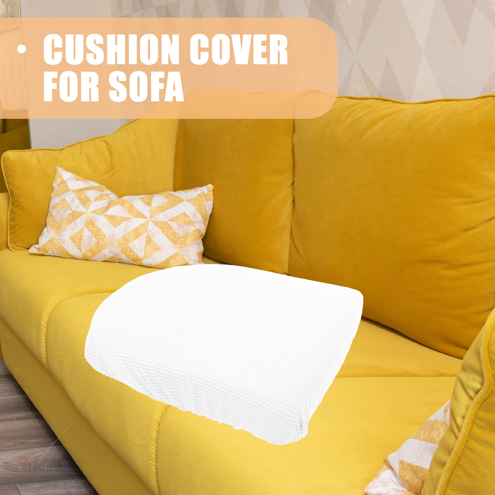 

Cushion Cover Sofa Seat Slipcover Stretch Replaceable Sectional Couch Protector Elastic Fits Sofas Armchair Water Resistant Anti
