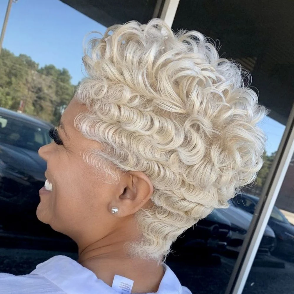 613 Blonde Pixie Cu… - image