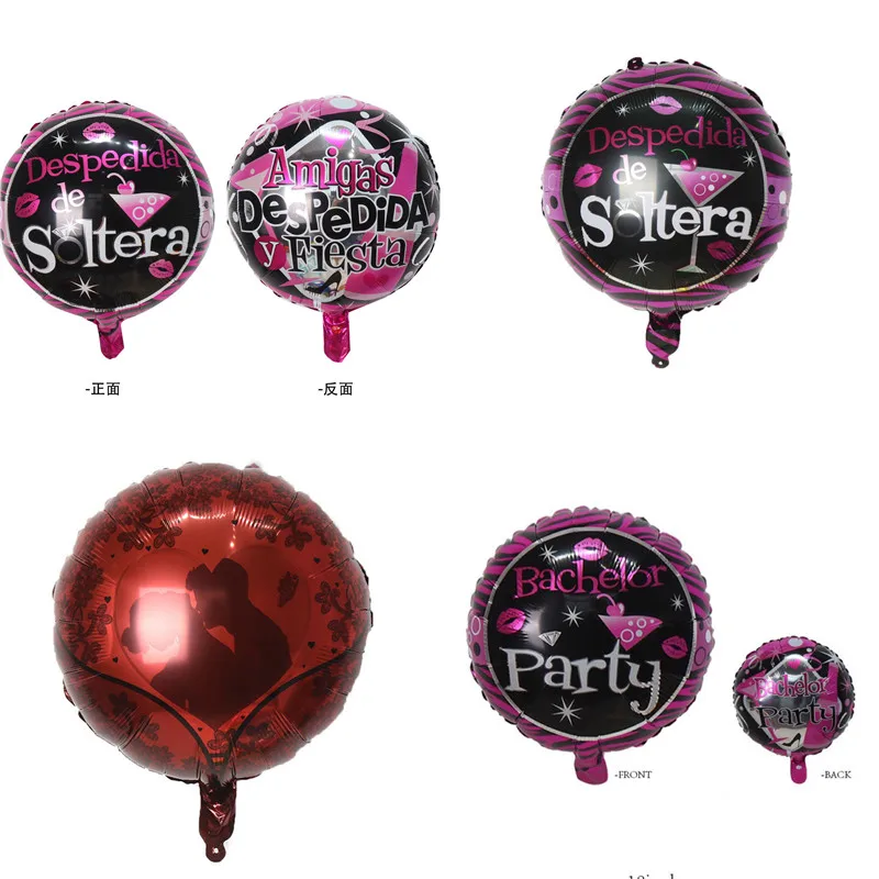 Despedida de soltera Aluminium Foil Balloon Inflatable Penis Boobs Ballons Bachelorette Globos Hen Night Adult Party Supplies