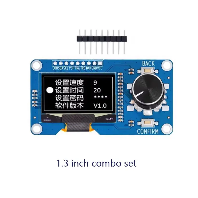 0.96 inch blue white yellow blue two-color IIC communication small OLED display module 51 microcontroller
