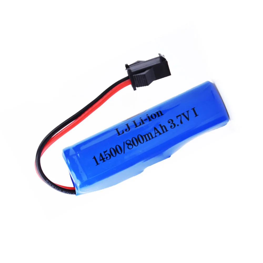 3.7V 800mAh 14500 Battery For RC TOYS Lipo Battery For C2 D828 toys accessories helicopter car Baot Tank Gun Trucks Trains parts