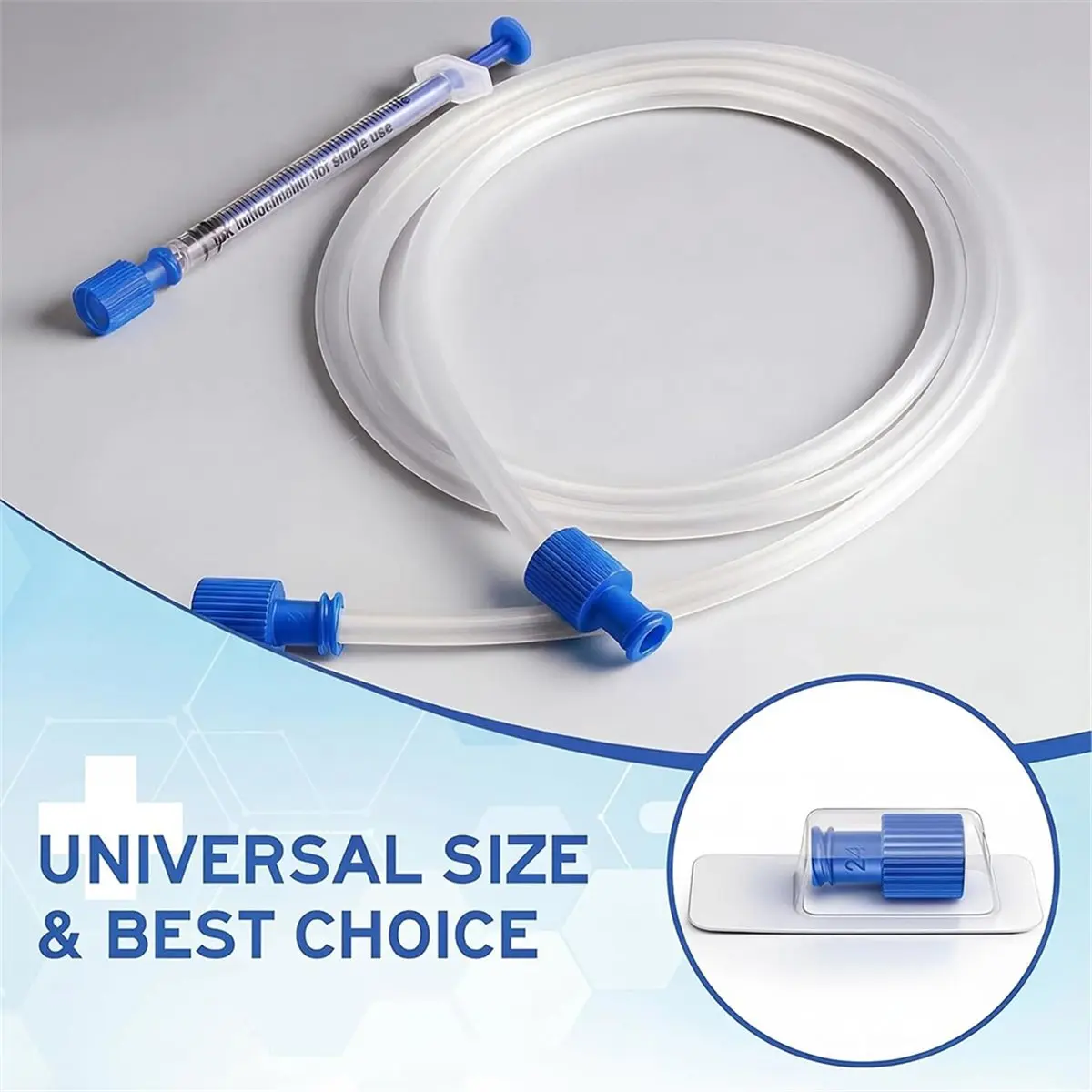 100 Pack Luer Stopper Closing Cones Closing Cones Sterile Cap for Male-Female Connectors - Sterile and Versatile