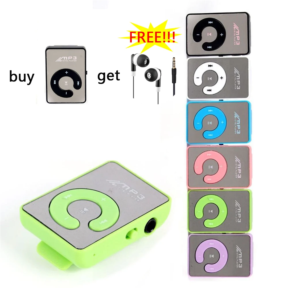 Portable Mini Clip MP3 Player USB Micro TF Card Walkman Music Media Player for Outdoor Sport Relax Reading