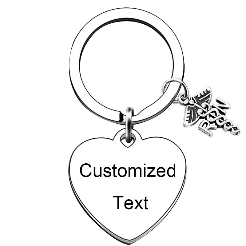 

Personalized Custom Keychain Nursing Graduation Gift Key chain Nurse key rings Medical Gift