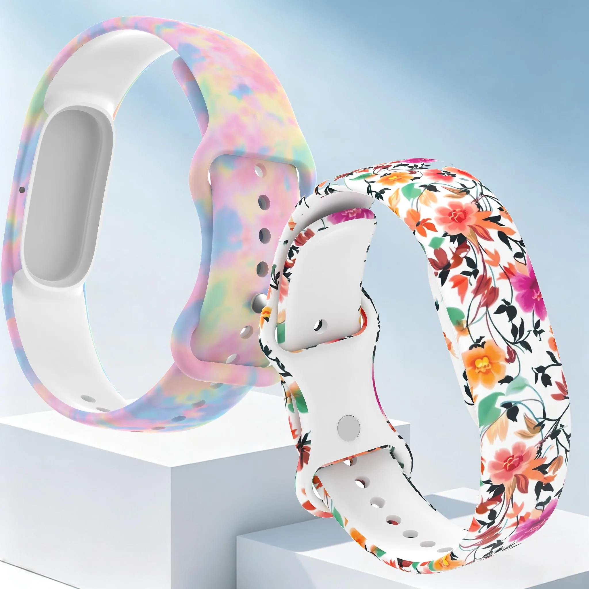 Silicone Printed Strap for Google Fitbit Air Accessories Belt Comfort Bracelet Correa Smartwatch Wristband For fitbit air Bands