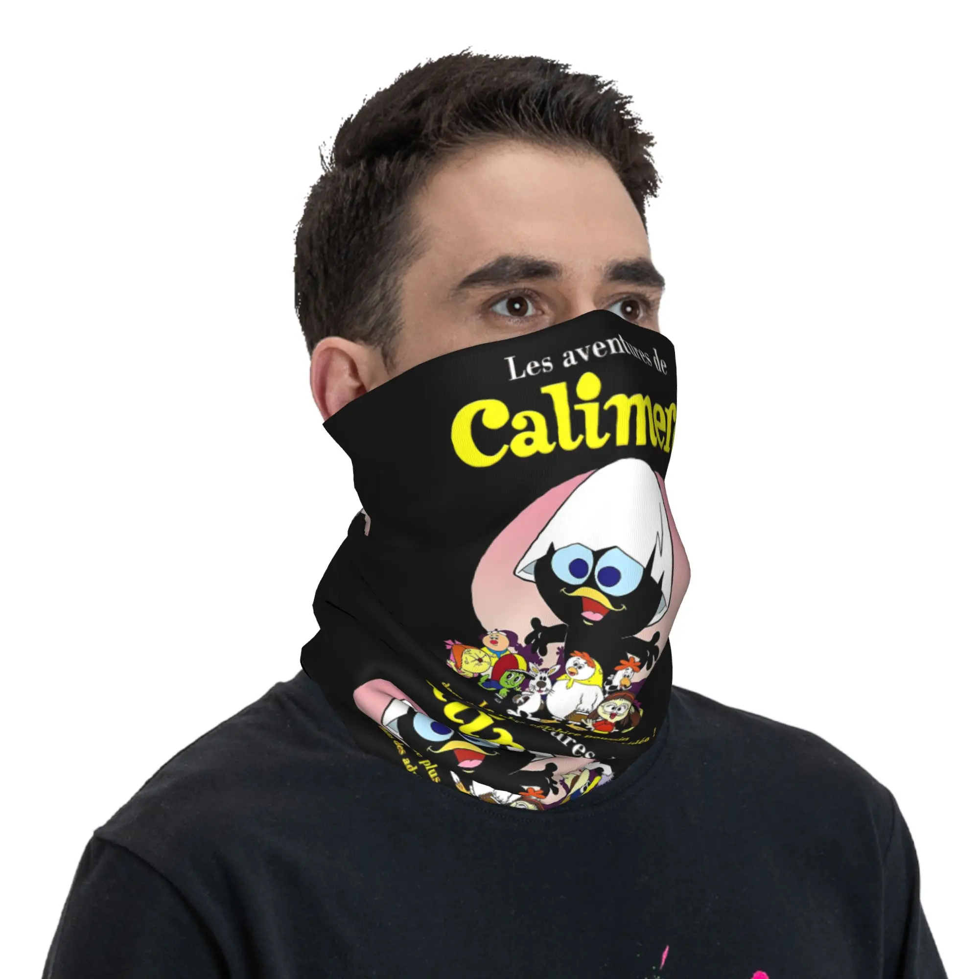 مخصص كاليميرو مانغا أنيمي الرقبة الجراب النساء الرجال الأشعة فوق البنفسجية حماية الشتاء إيطاليا التلفزيون الكرتون باندانا وشاح للتزلج #5