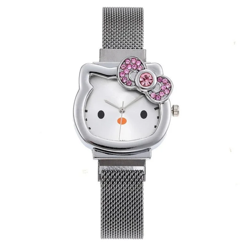 Latest Sanrio Watch Hello Kitty Casual Luxury Watch Couple Style Children\'s Gift Student Watch Quartz Watch