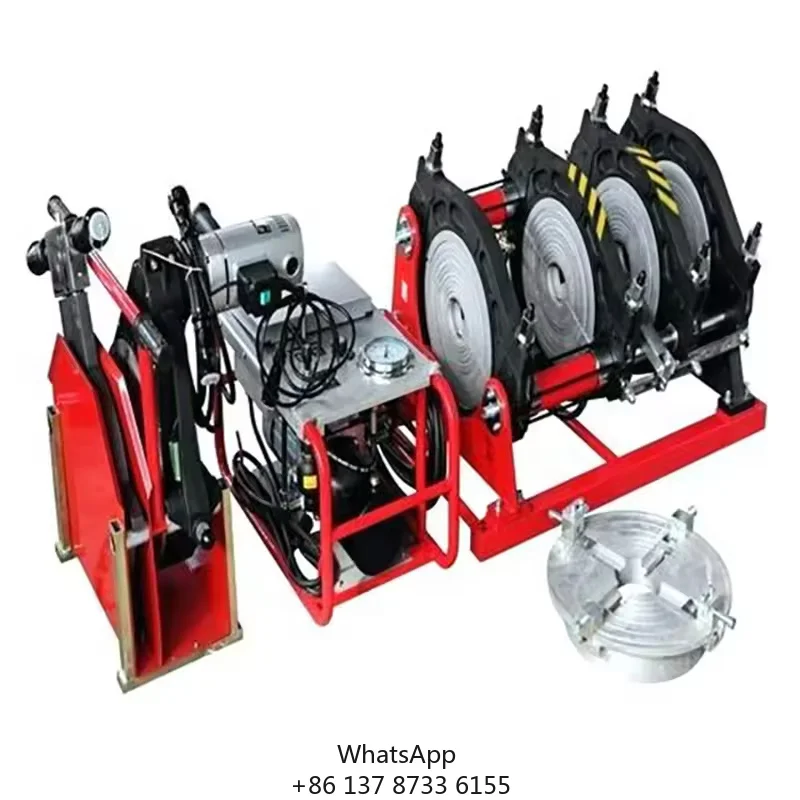New Hydraulic HDPE Pipe Butt Welding Machine Modularized Portable Balance HJC160-HJC2000 5 Year Warranty