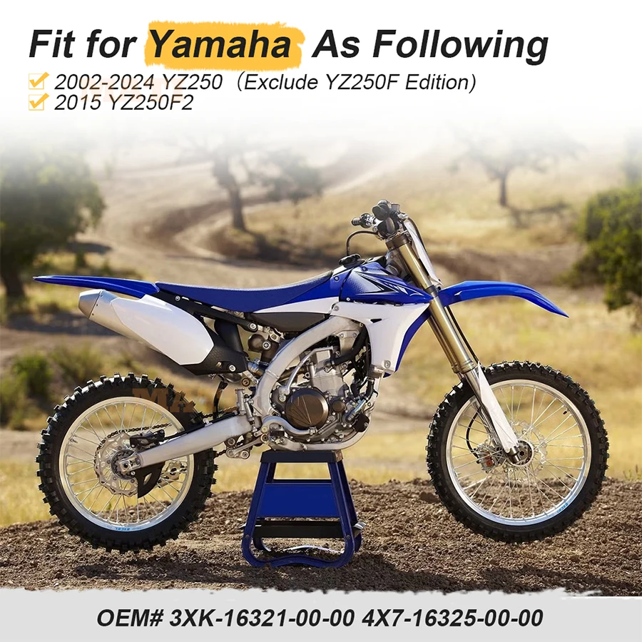 M MATI Heavy Duty Clutch Friction Steel Plates w/Spring Bolt For Yamaha YZ250 2002-2024 3XK-16321-00-00 4X7-16325-00-00