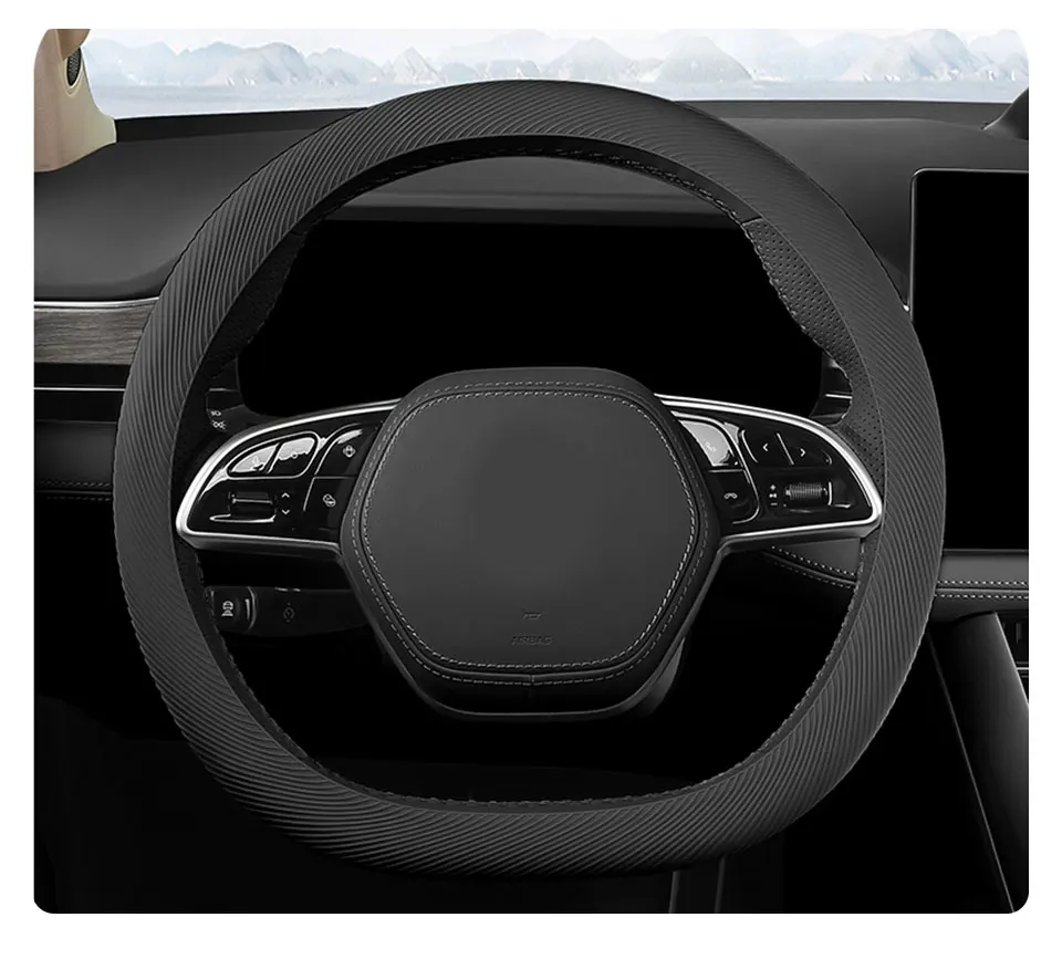 

Car Steering Wheel Protective Cover Silicone Tools Accessories For Geely Coolray Geometry C GX3 Emgrand EC7 LC Panda Tugella CK