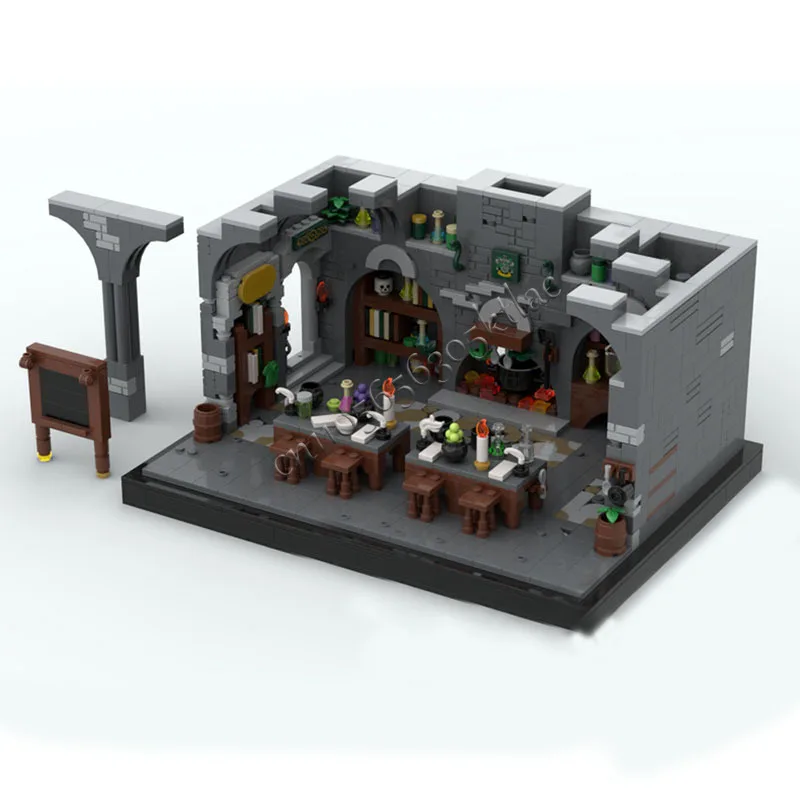 1206 PCS Famose Film Serie Modello Moc Mattoni da costruzione Aula Modulare Set fai da te Blocchi di montaggio Giocattoli Regali di Natale popolari