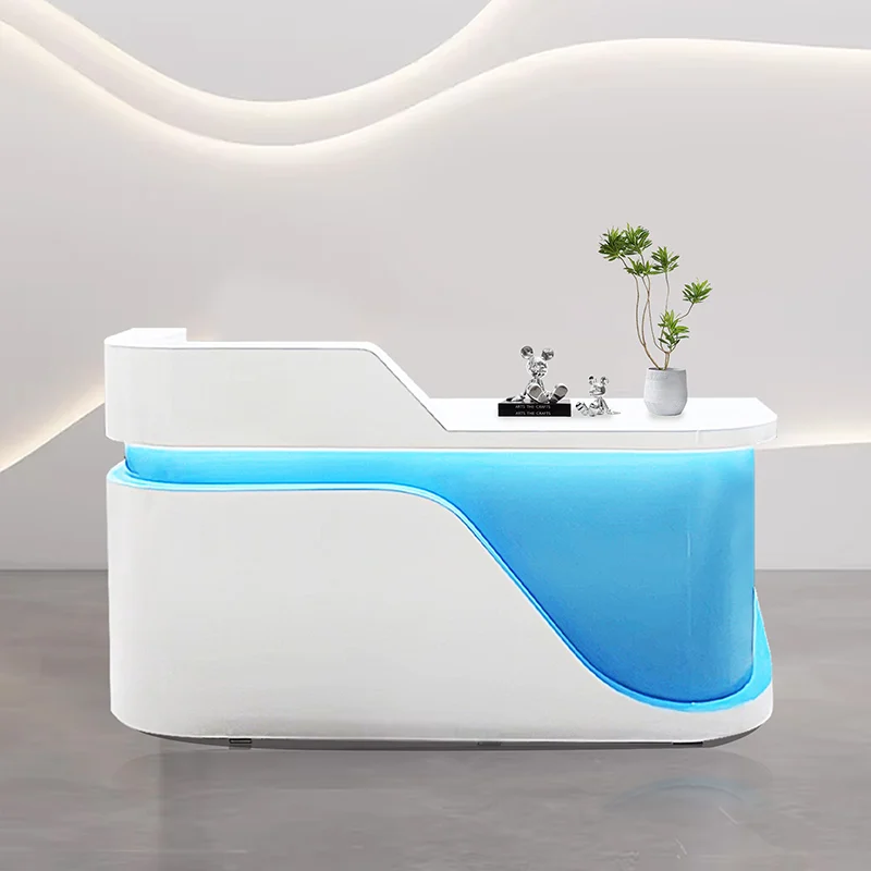

Drawers Counter Reception Desks Computer Business Standing Reception Desks Aesthetic Elegant Muebles De Cuarto Modern Furniture