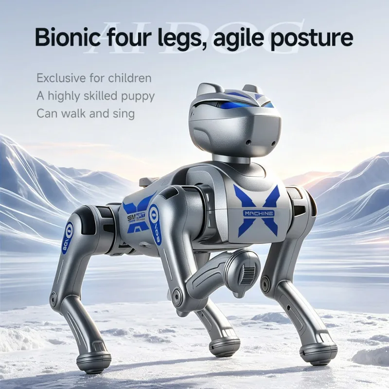 Cool Stuff Toy Car Funny Gift-Kawaii AI Intelligent Rc Robot Dog,Remote Control Car,Programmable Company Rc Cars,Toys for Kids