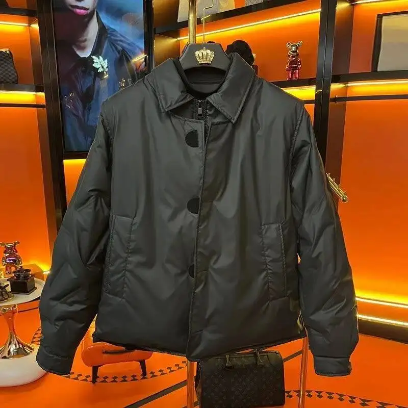 

Duck Down Fake Two-Piece Down Jacket Men's Winter New Fashion Leisure Cold-Proof Thick Warm Stylish Short Coat