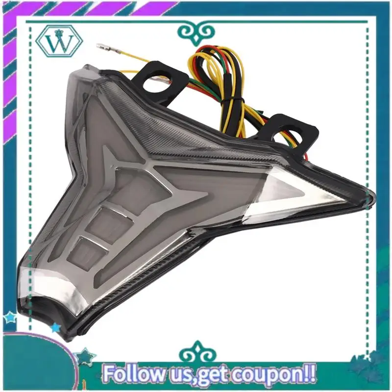 

AA92-Motorcycle LED Rear Lights Rear Brake Light Steering Signal Assembly For CQS Kawasaki 2014-2016 Z1000 2016 Parts