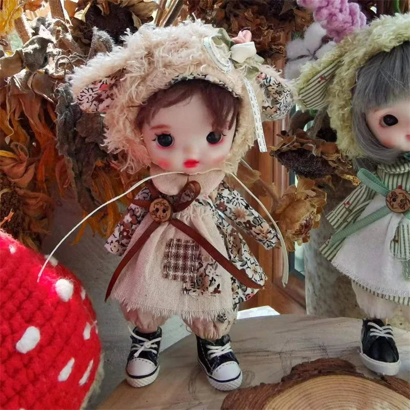 P9 YMY Molly 1/12 BJD 인형 세트, OB11 인형 의류