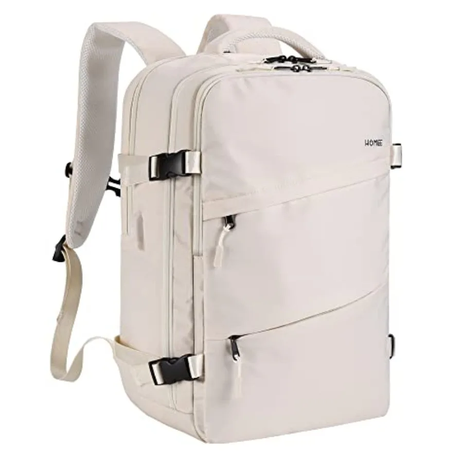 

HOMIEE Travel Laptop Backpack for Men Women, Personal Item Carry On Bag, Dry Wet Separation, Weekender Business Hiking Camping
