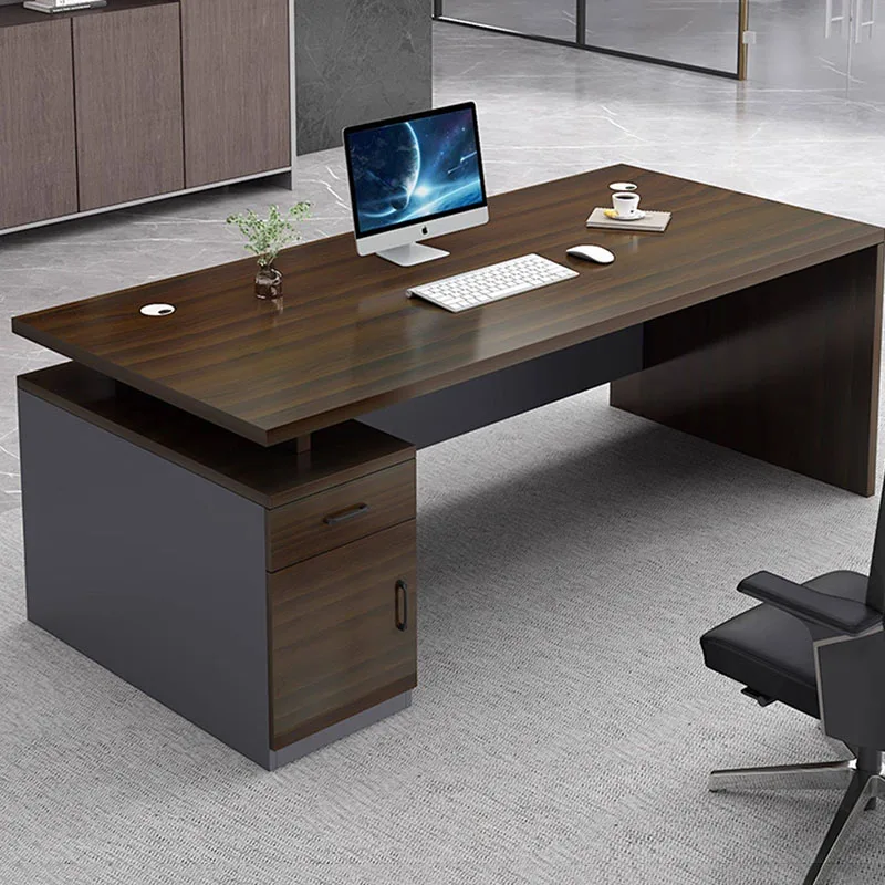 Rectangle Simple Office Desk Simple Interior Save Space Aesthetic Office Desk Universal Meuble Bureau Lounge Suite Furniture
