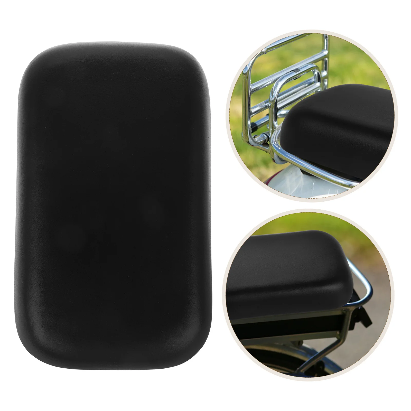 

Bike Electromobile Backseat Pads Thickened Black Shelf Seats Stable Rear Seats High Elasticity Cushion for Kids Adult Electric