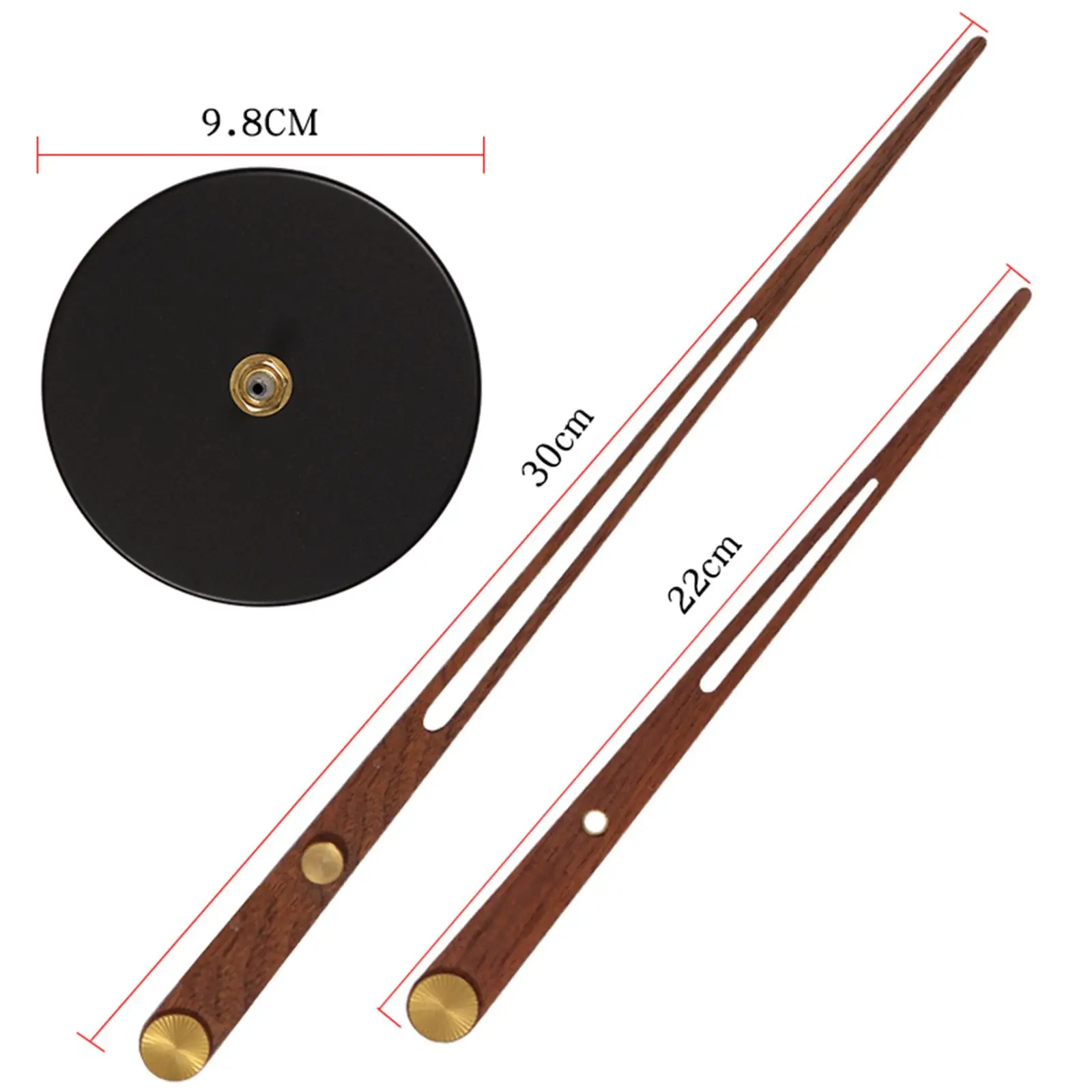 Silent Quartz Clock Movement Large Pointer Repair Kit Metal Replacement Parts for Office DIY Hanging Wall Clocks