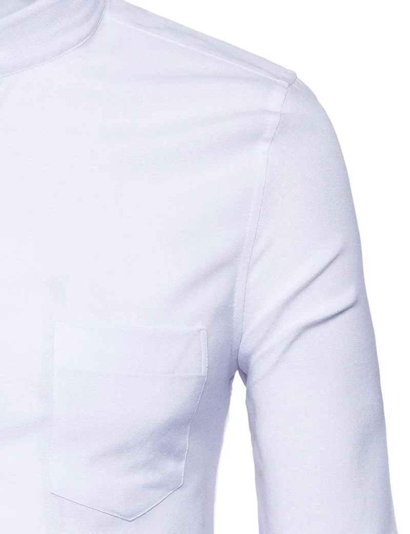 Oxford Baumwolle Hemd Männer 2022 Frühling Casual Slim Fit Stehkragen Herren Kleid Shirts Langarm Solide Chemise Homme Armee grün