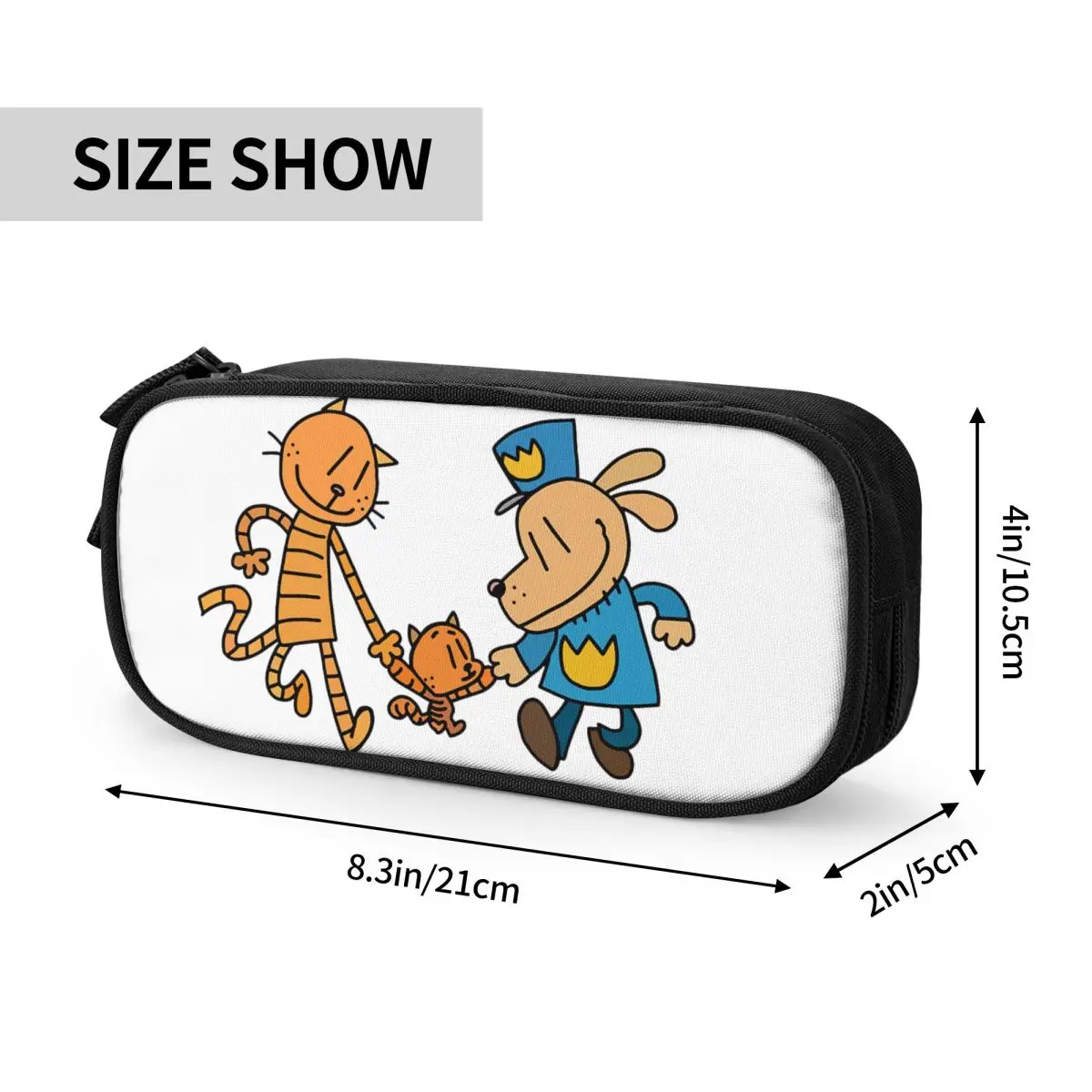 حافظة أقلام رصاص فنية من Dog Man، Lil Petey، وBig Petey Fan للطلاب، صندوق أقلام رصاص، حقيبة أقلام رصاص ذات سعة كبيرة