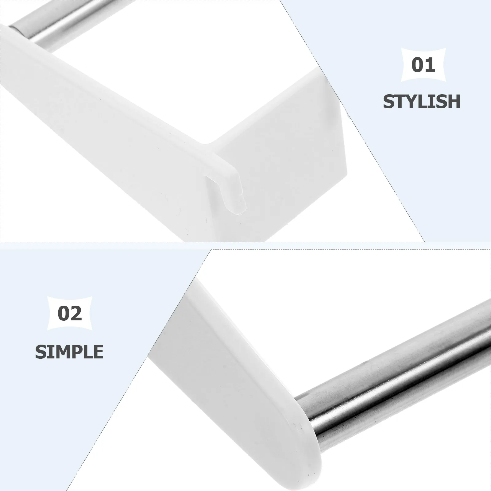 

Paper Towel Holder Pegboard Dishcloth Rack Stainless Steel Wall Mount Towel Organizer For Workshop Garage Storage