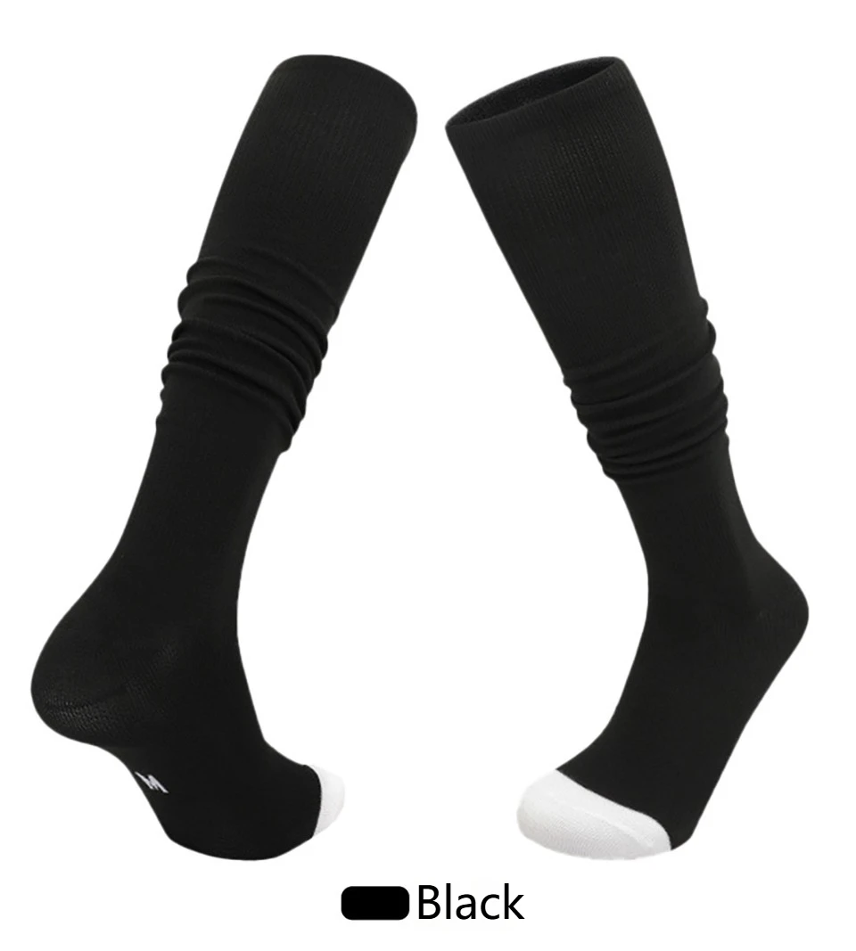 Loogdeel Professionelles Trainingsspiel, Sportsocken für Männer und Frauen, lange Länge, High-Top-Fußball-Softball-Socken, lange Socken – Detail 11