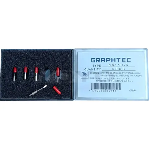 Imported CB09U 15U Blade Knife Cutter Plotter Graphtec CB09 CE5000 CE7000 CE3000 CE6000 Cutting Knife Blade 30 45 60 Degree 5pcs