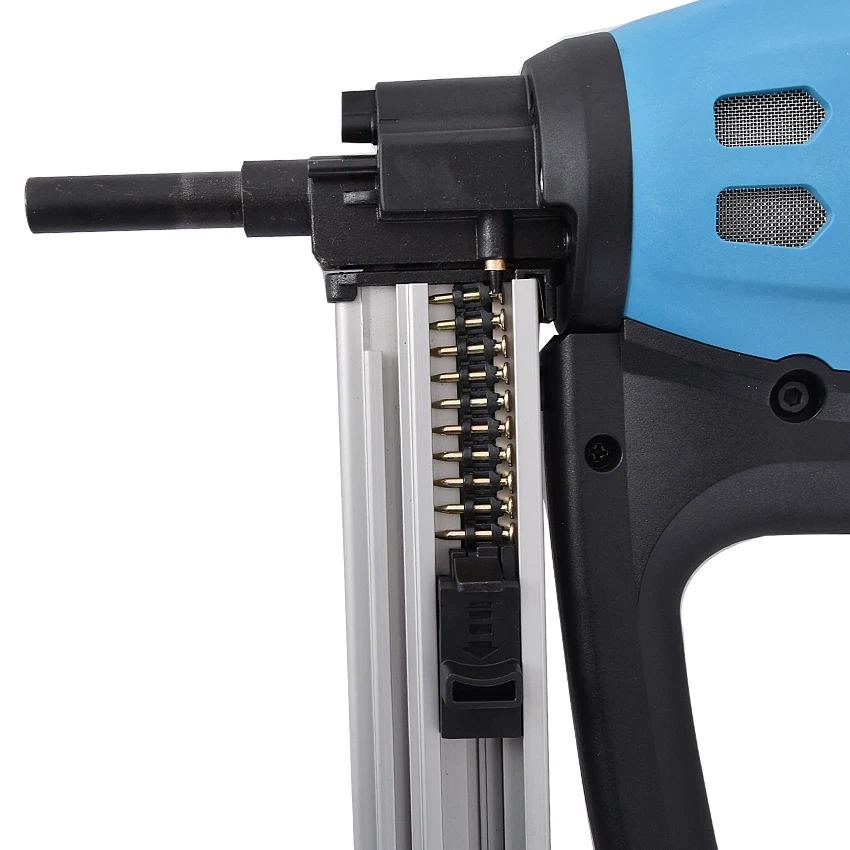 GSN50 ไฟฟ้าเล็บปืนประตูและWindowsคอนกรีตNailerไร้สายกรอบStaple Gun Lน้ำหนักแบบพกพาพลาสติกกรณี