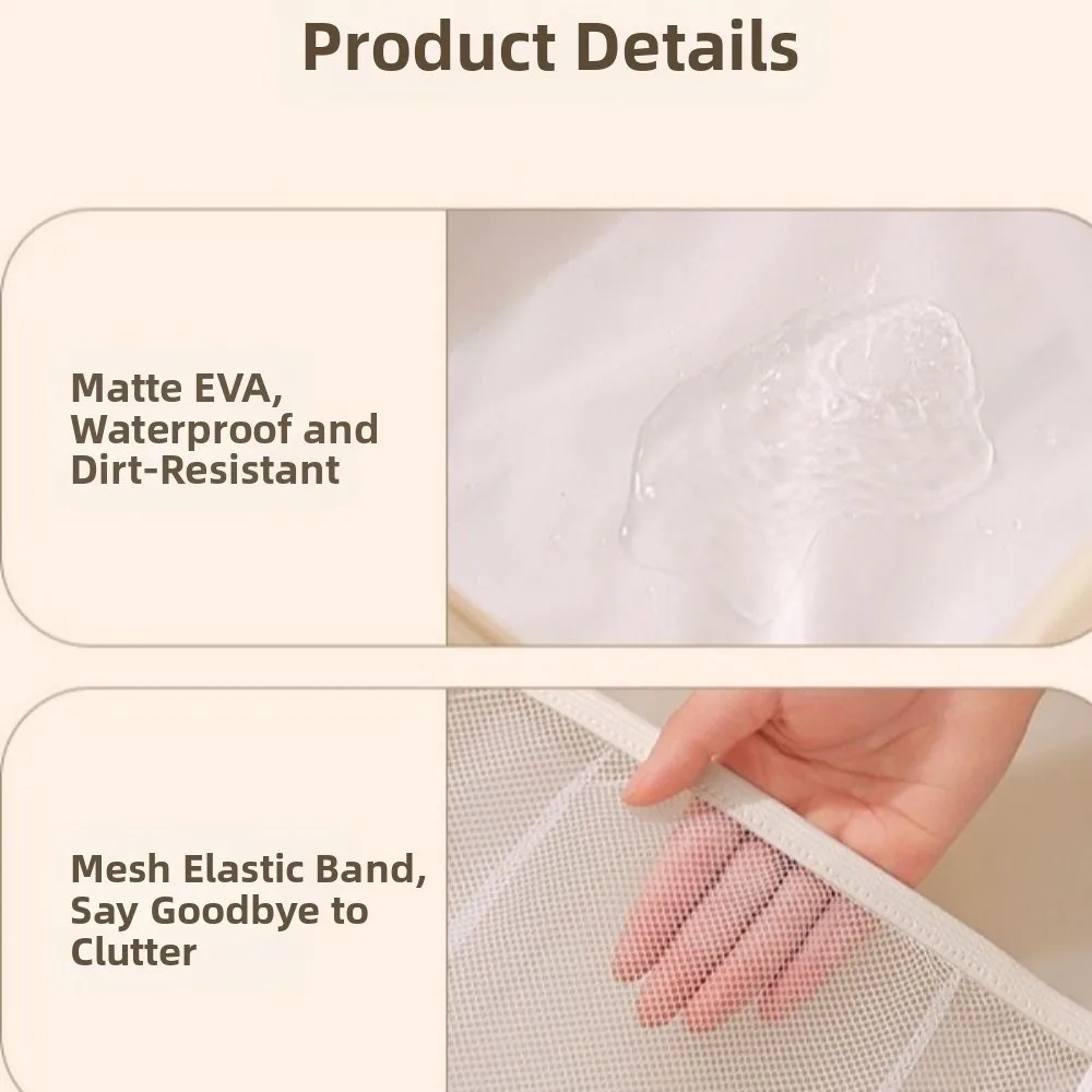 Handheld Travel Shoe Bag Large Capacity Dustproof Shoes Storage Bag with Zipper Mildew-proof Shoe Carrier Bag