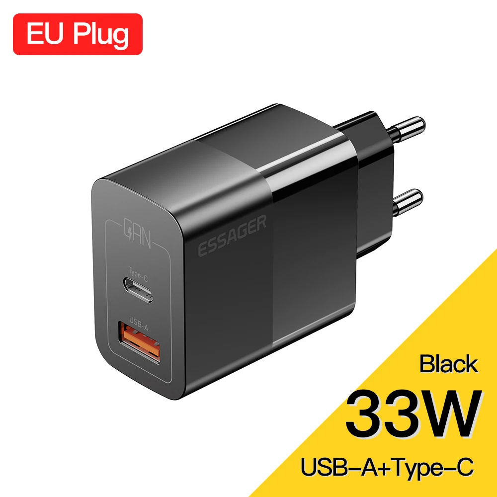 Essager 30W USB Type C Быстрое зарядное устройство QC PD 3.0 для iPhone и Xiaomi — фото товара