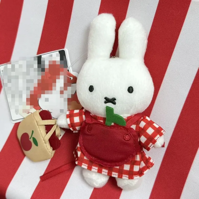 Cute Miffy Plush Doll with Cross-Dressing Skirt Pendant Backpack Accessories Toy Gift for All Ages