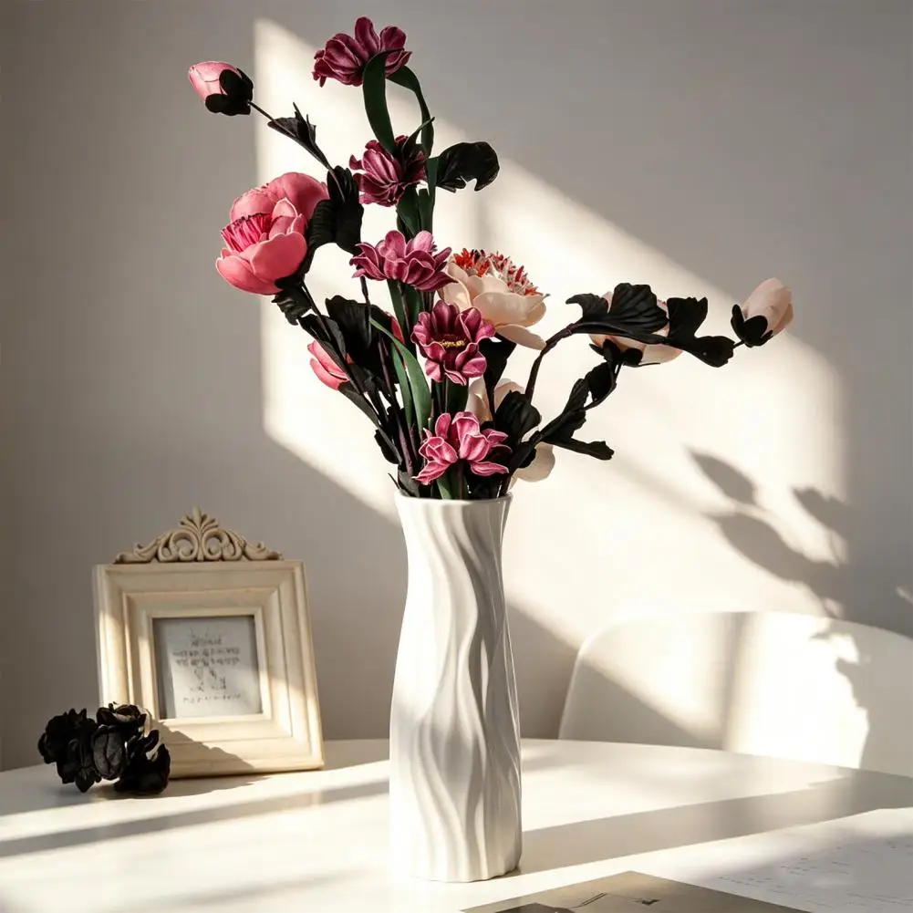 Modern Flower Vase Minimalist Plastic Bud Vase Modern Flower Centerpiece Party Table Decoration Floral for Fresh for Flowers