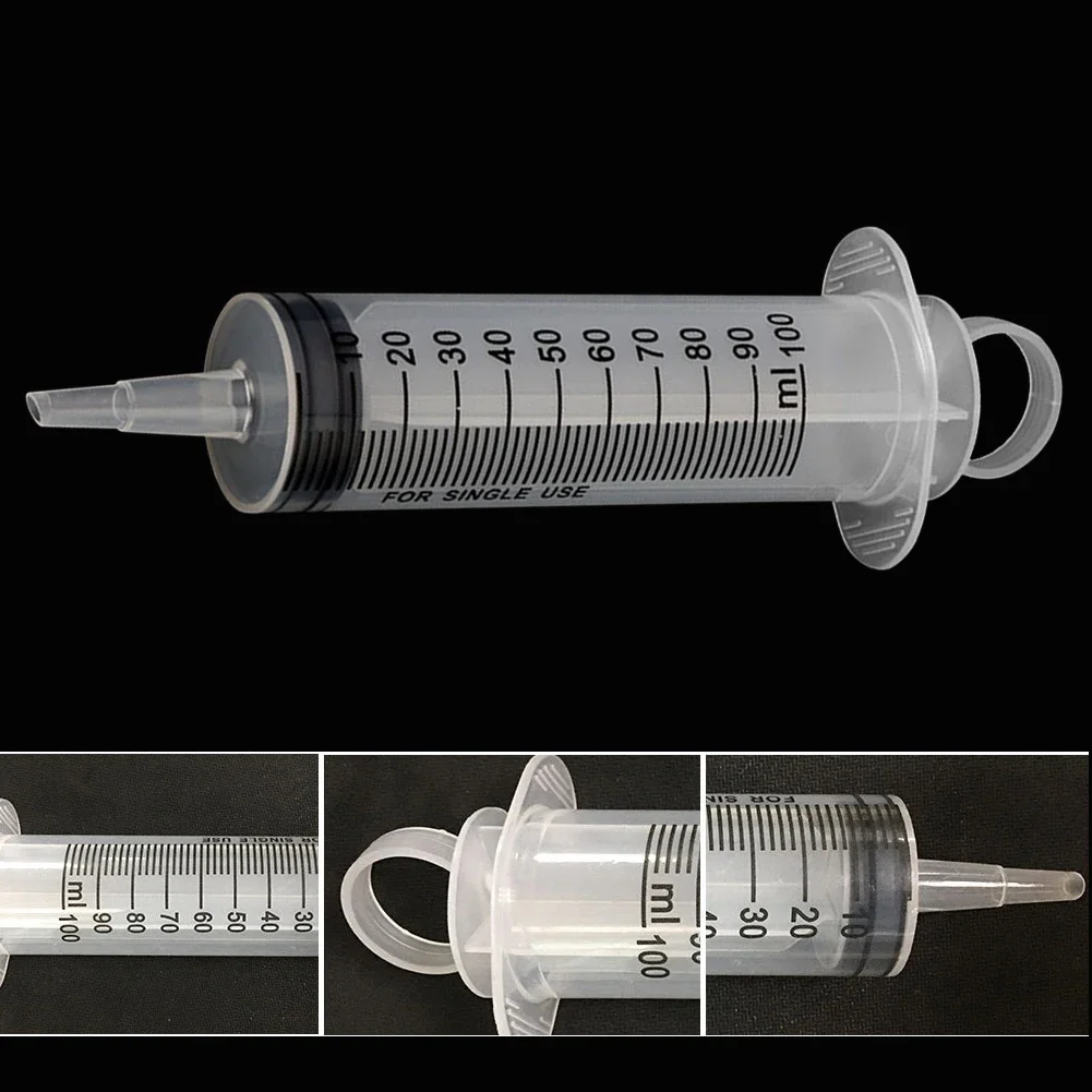 20-150ml Large Capacity Syringe Reusable Pump Measuring Nutrient Sterile Without Needle Washable Suction Injector Hydroponics