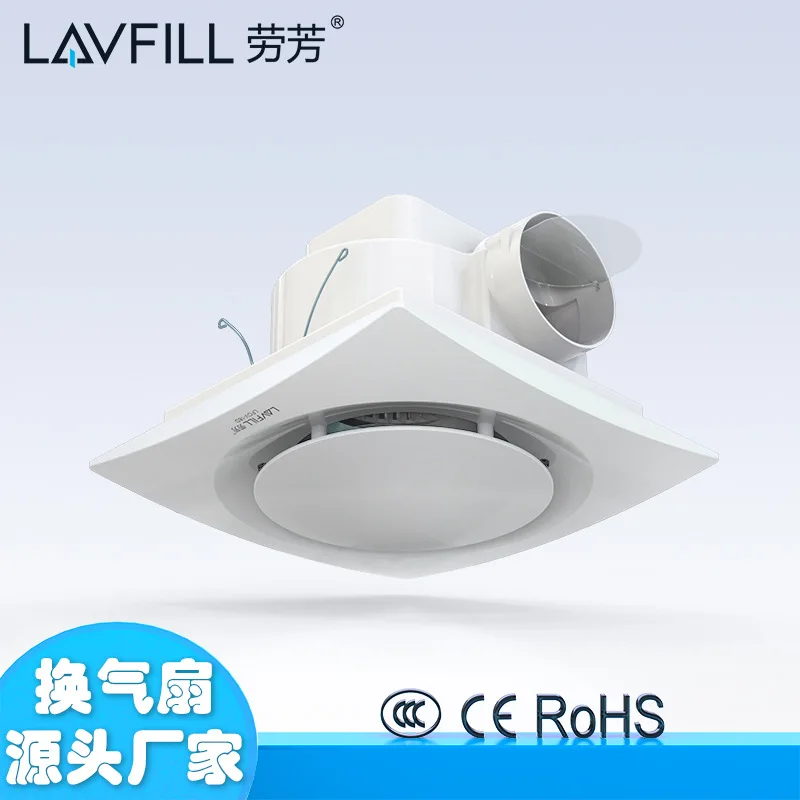 8“ 10” Exhaust Fan Home Bathroom Garage Office Ventilation Fan Ceiling and Wall Mount Exhaust Fan,Super Silent, Strong Exhaust