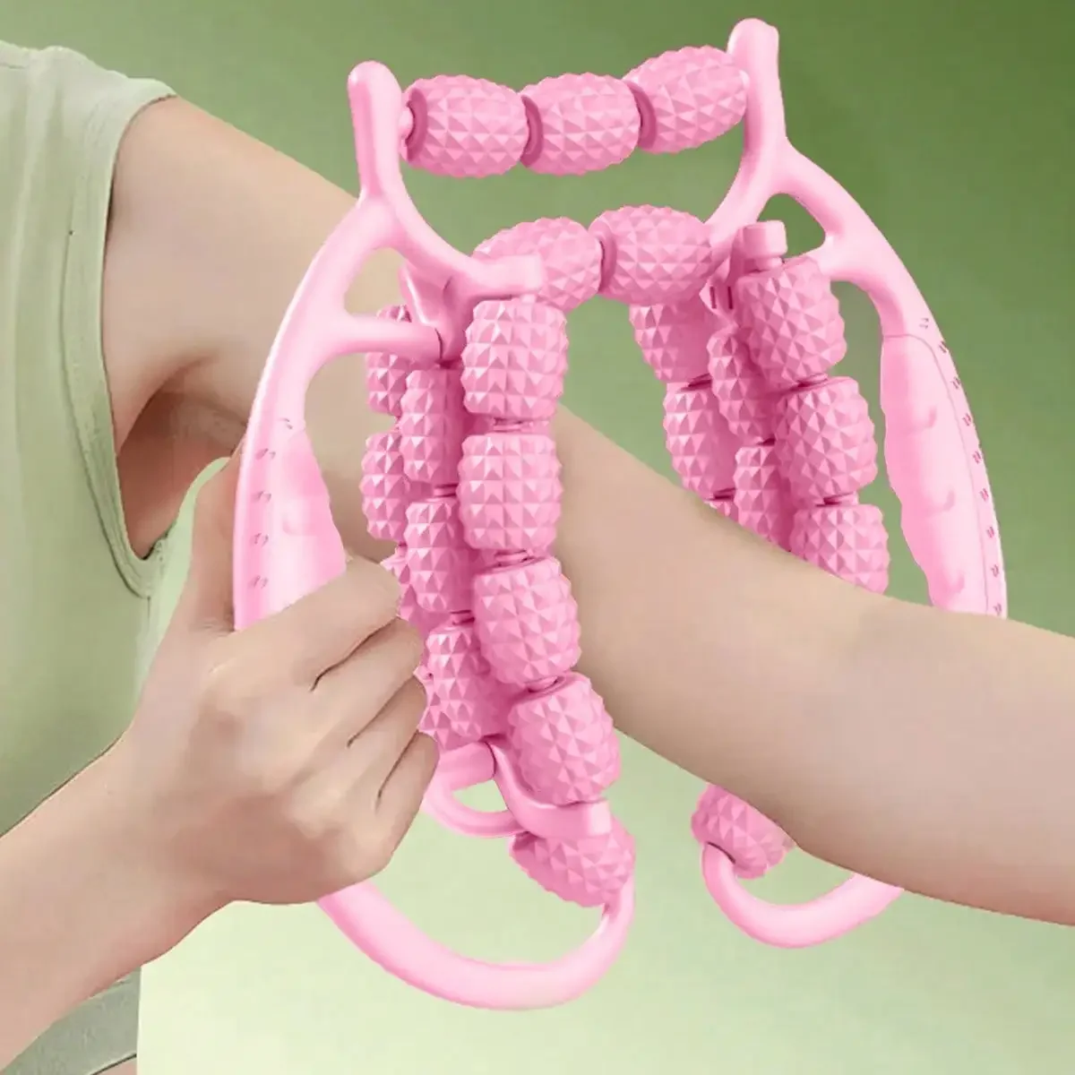 

1 шт., 29 роликовых ручных инструментов для красоты ног, палочка для йоги, кольцо, зажим для ног, роликовая палочка, глубокая ткань, триггерная точка, быстрое восстановление