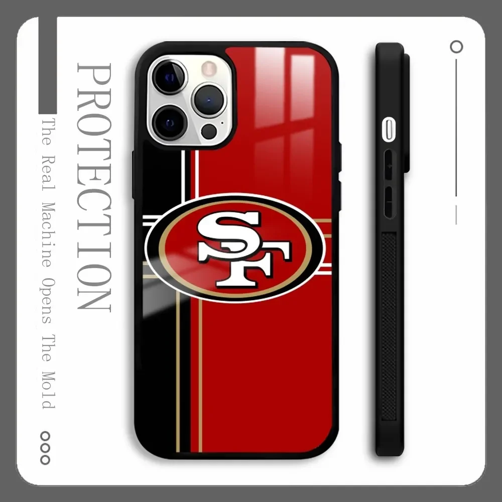 F-Fran-c-ciscos 49ers S-San Phone Case For IPhone 16 15 14 13 Pro Max Plus Mini Magsafe Mirror Wireless Magnetic Funda