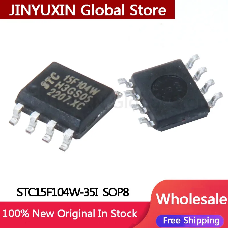 10-100Pcs STC15F104W 35I SOP8 brand new original STC15F104 IC Chip Wholesale