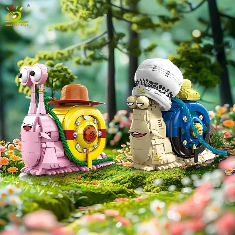 Modischer Mini-Bestseller: Moc-Schnecken- und Insekten-Bausatz – kreative Heimdekoration und Geschenke für die Feiertage