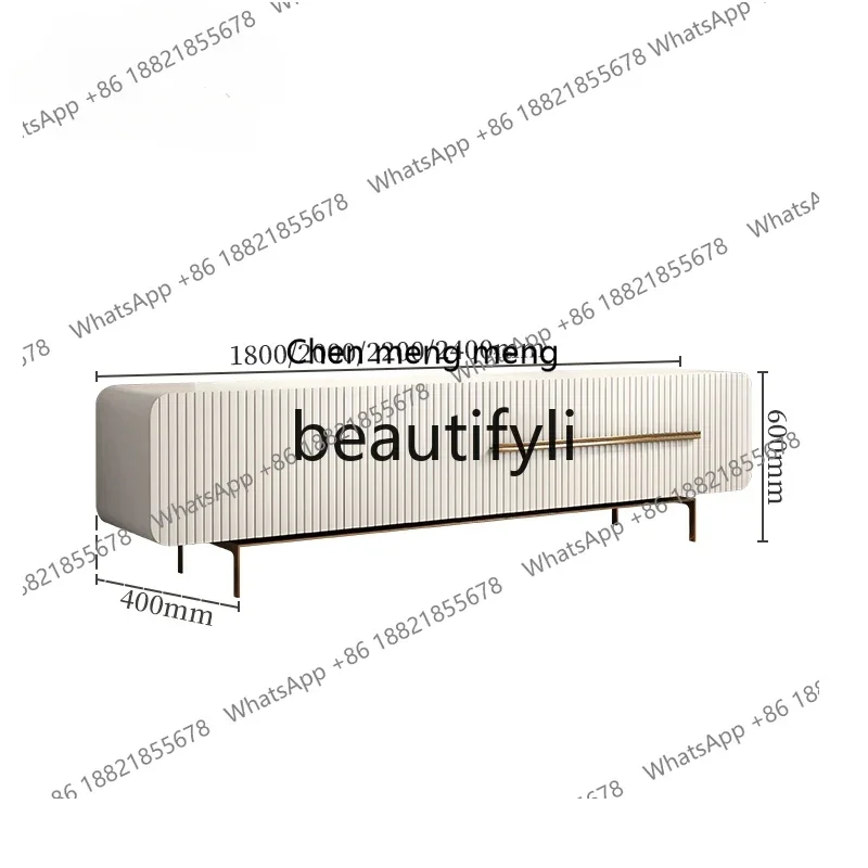 

N178 A Nordic solid wood modern living room floor cabinet bedroom cream wind TV cabinet
