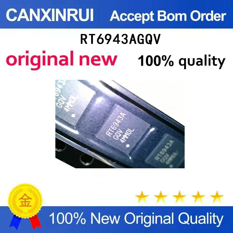 

(5-100 Pieces) Brand new original RT6943AGQV RT6943A GQV QFN40 pin spot chip