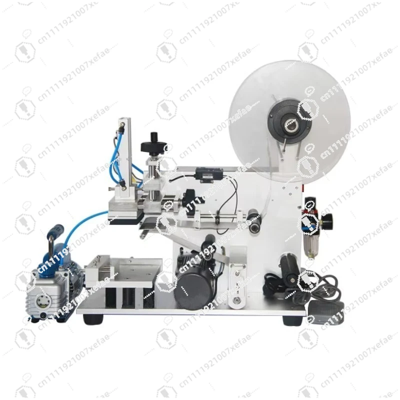 Top desktop semi-automatic square bottle labeling machine