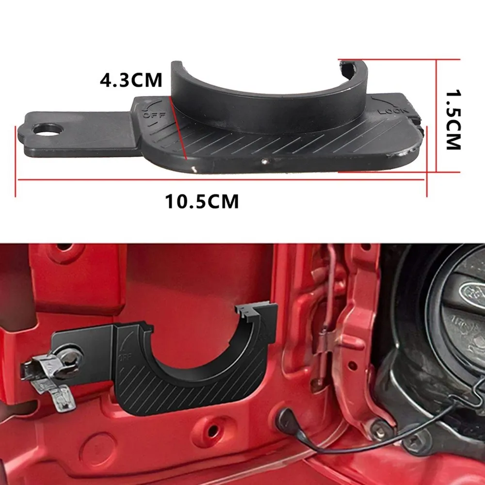 

Gas Cap Holder Fit For Toyota Tacoma 2016-2022 3rd Gen Anti-slip Car Fuel Cap Holder Accessories ABS/Aluminum Black