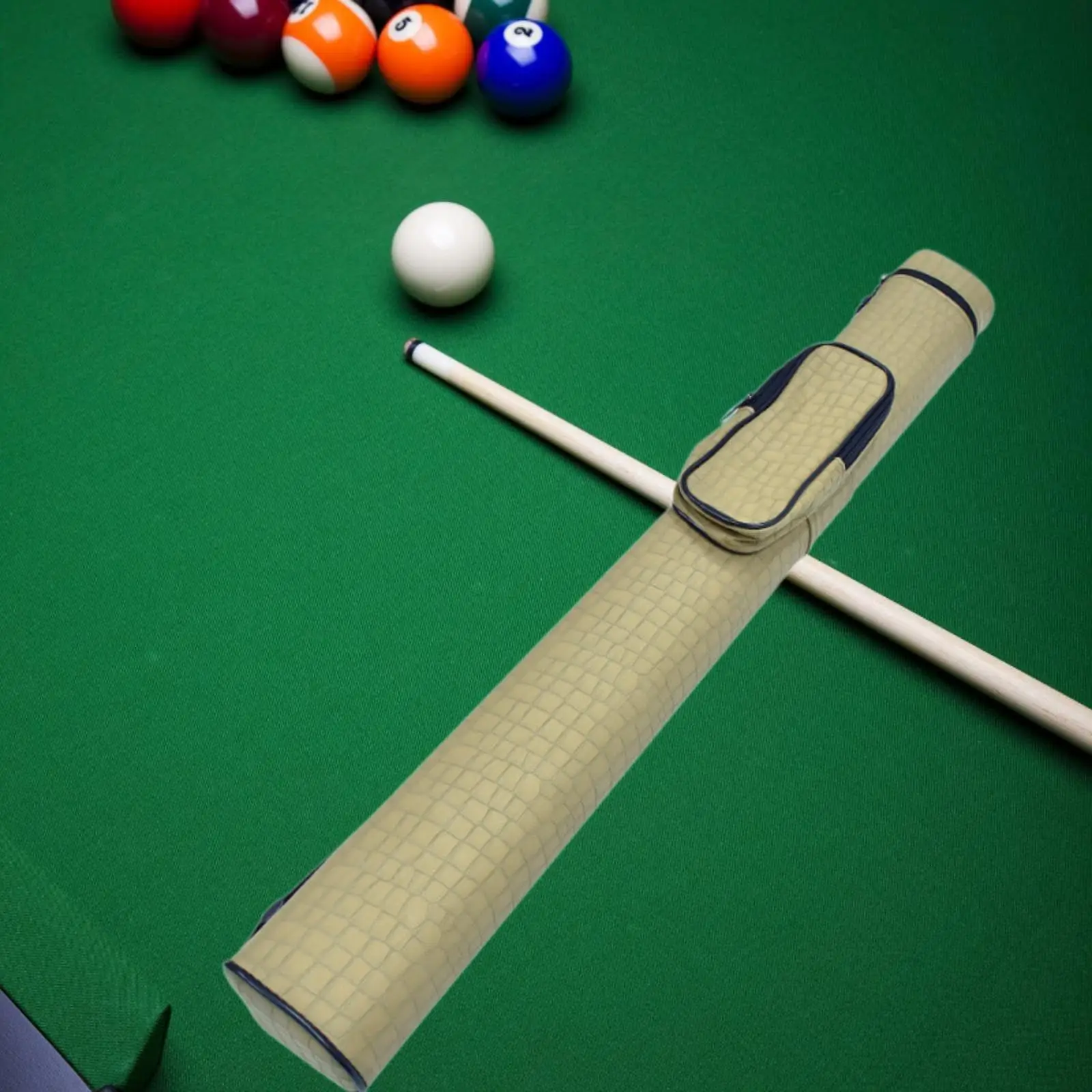 Biljart Zwembad Cue Stick Case Pool Cues Protector 1/2 Gelede Cue Case Carrier Beschermende Stofdichte Draagtas Opbergtas