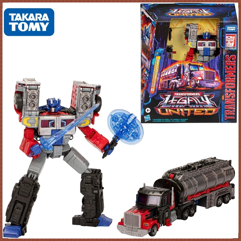 

In Stock Takara Tomy Transformers L-Class G2 Universe Laser Optimus Prime Anime Action Figures Robot Figures Models Gifts