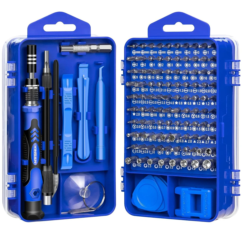 

115 In 1 Precision Screwdriver Set Torx Magnetic Screw Driver Bits Repair for Xiaomi iPhone Watch Glasses Hand Complete Tool Kit